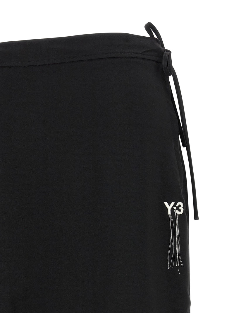 Y-3 Sport Uniform Raw Cut 3-stripes Skirt | Urbalenti™ NYC