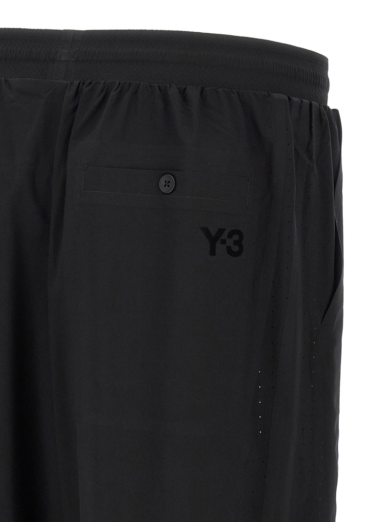 Y-3 Y-3 Vinyl Logo Bermuda Shorts