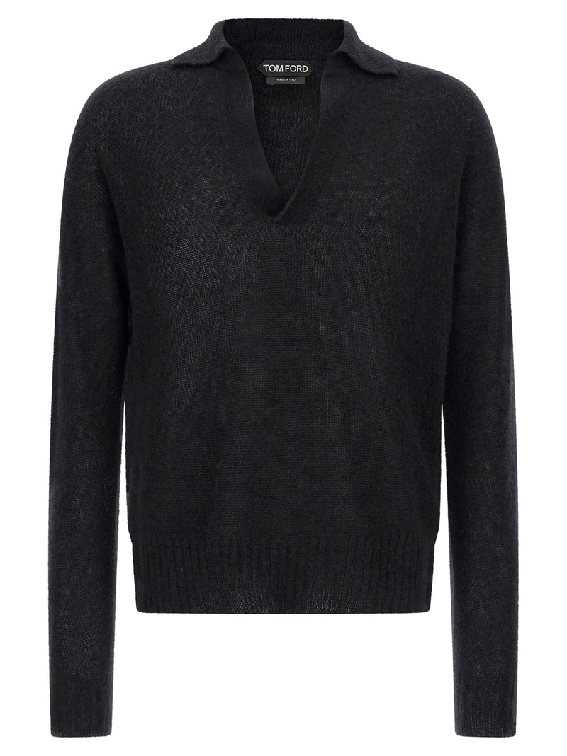 Tom Ford Tom Ford Cashmere And Silk Polo Shirt