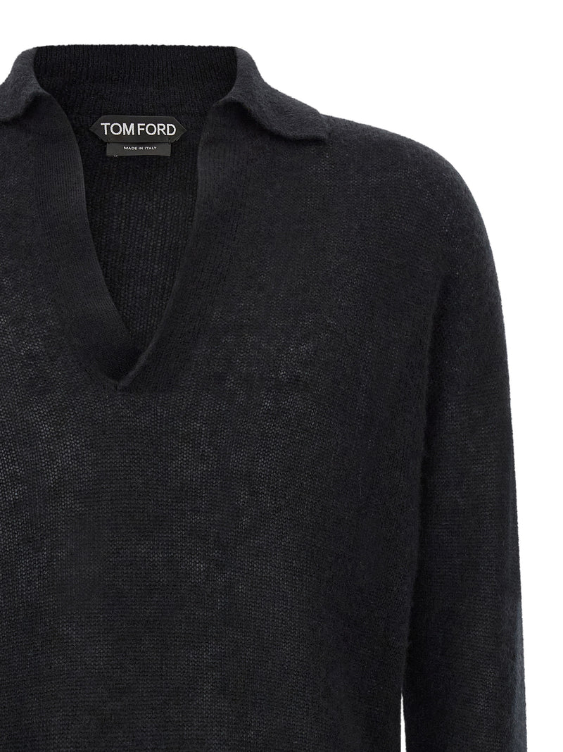Tom Ford Tom Ford Cashmere And Silk Polo Shirt