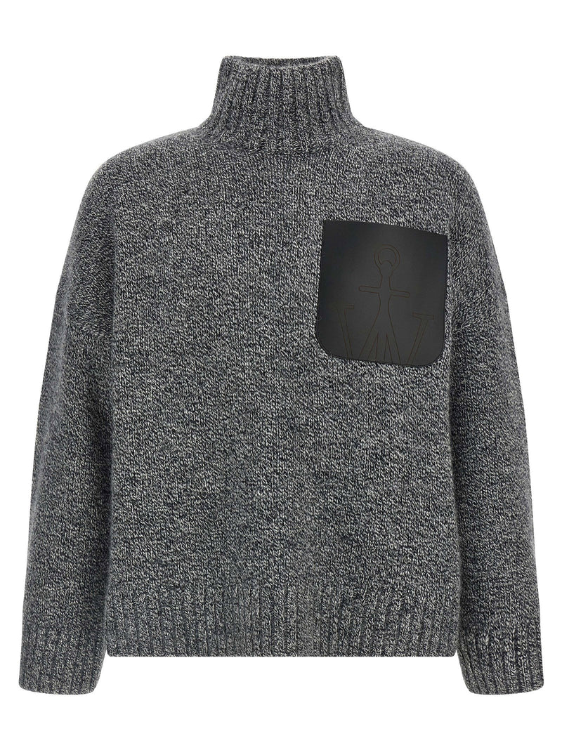 J.w.anderson J.w.anderson Leather Patch Pocket Sweater