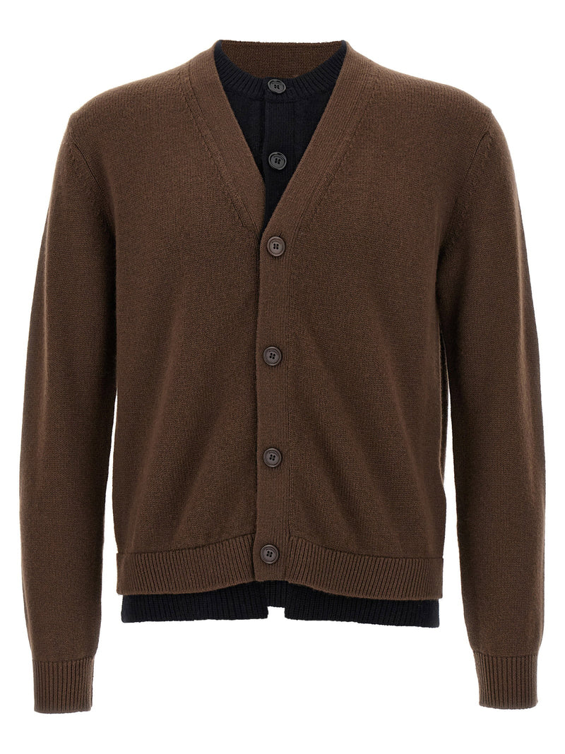 J.w.anderson J.w.anderson Contrast Layered Cardigan