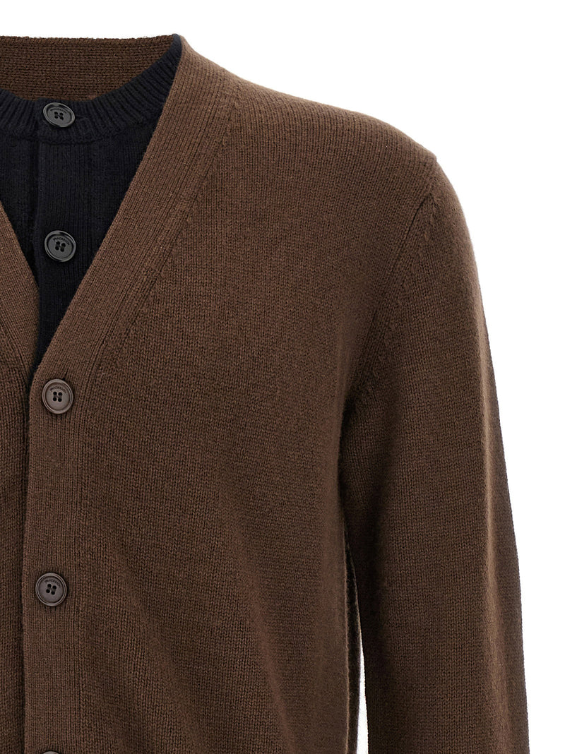 J.w.anderson J.w.anderson Contrast Layered Cardigan