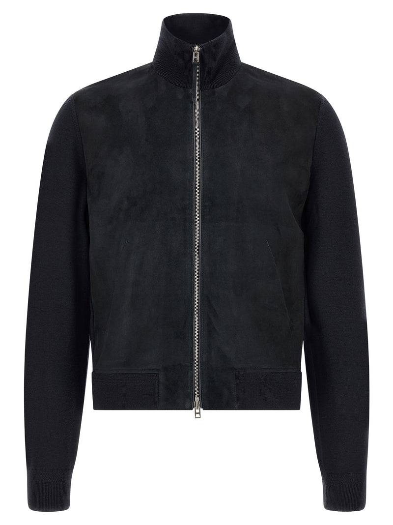Tom Ford Tom Ford Two-material Cardigan