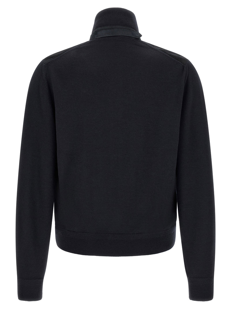 Tom Ford Tom Ford Two-material Cardigan