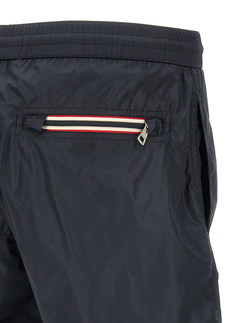 Moncler Tricolor Logo Patch Swimsuit | Urbalenti™ NYC