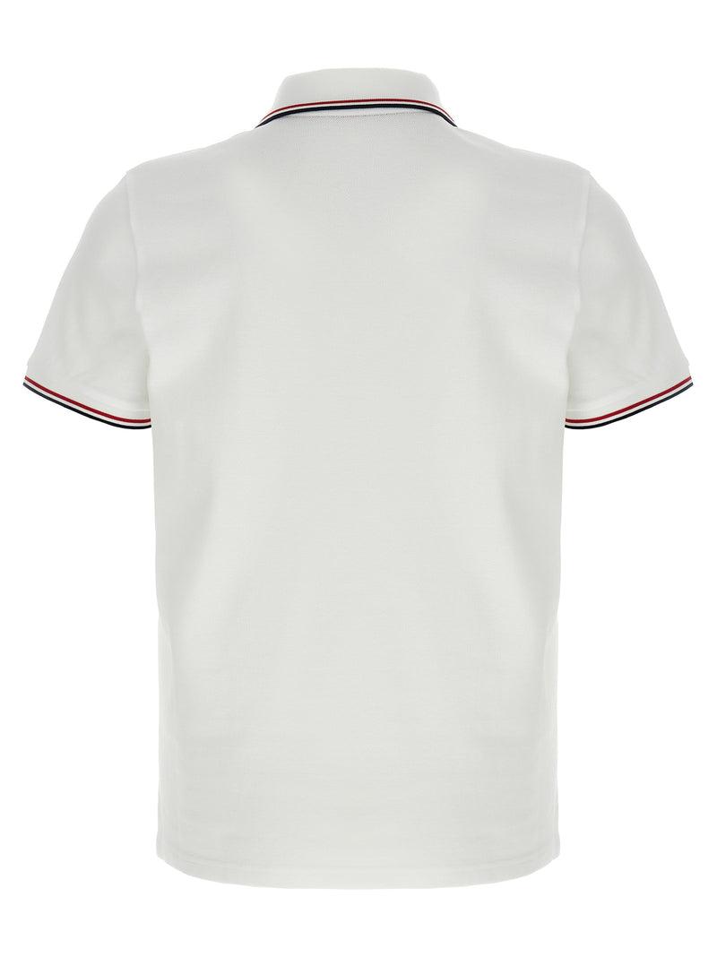Moncler Tricolor Detail Polo Shirt Variant 2 | Urbalenti™ NYC