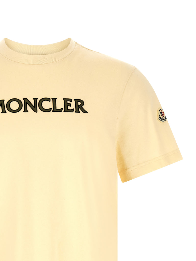 Moncler Flocked Logo T-Shirt | Urbalenti™ NYC