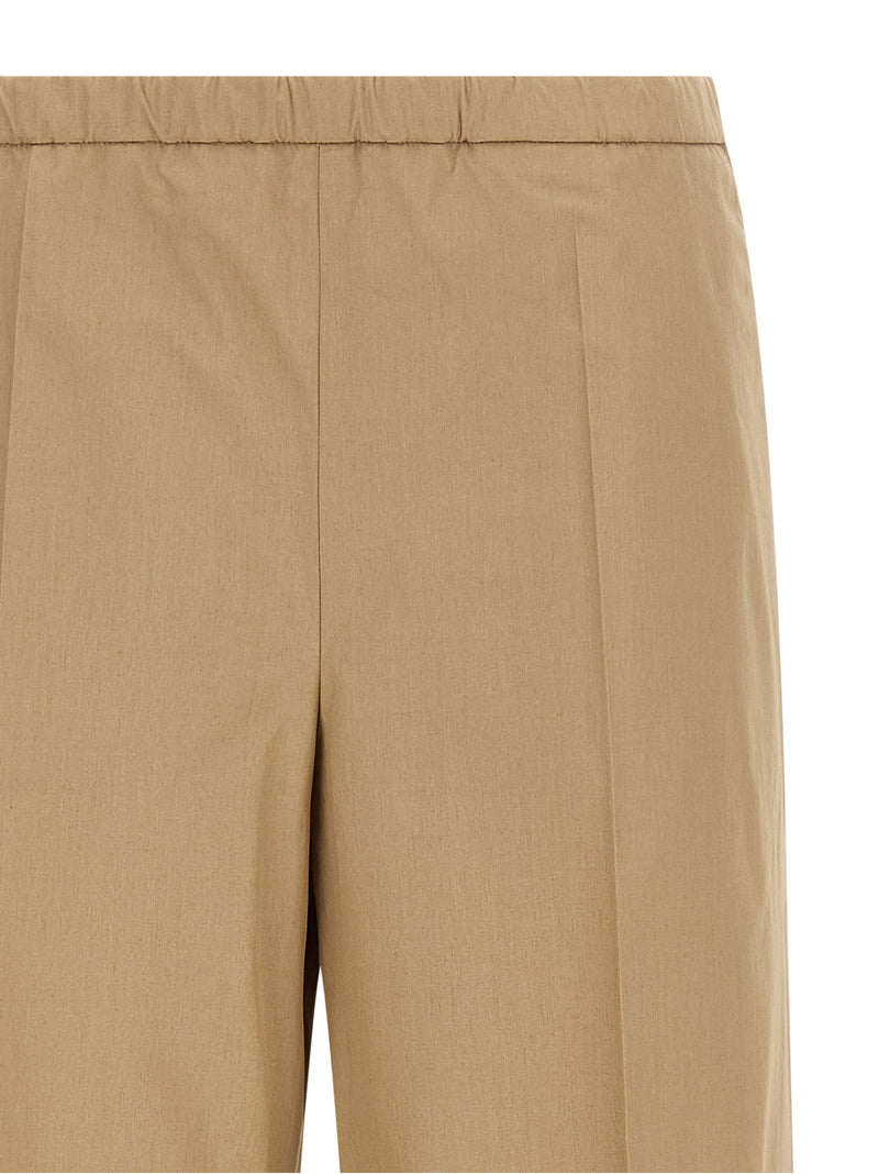 Moncler Moncler Grosgrain Logo Patch Pants