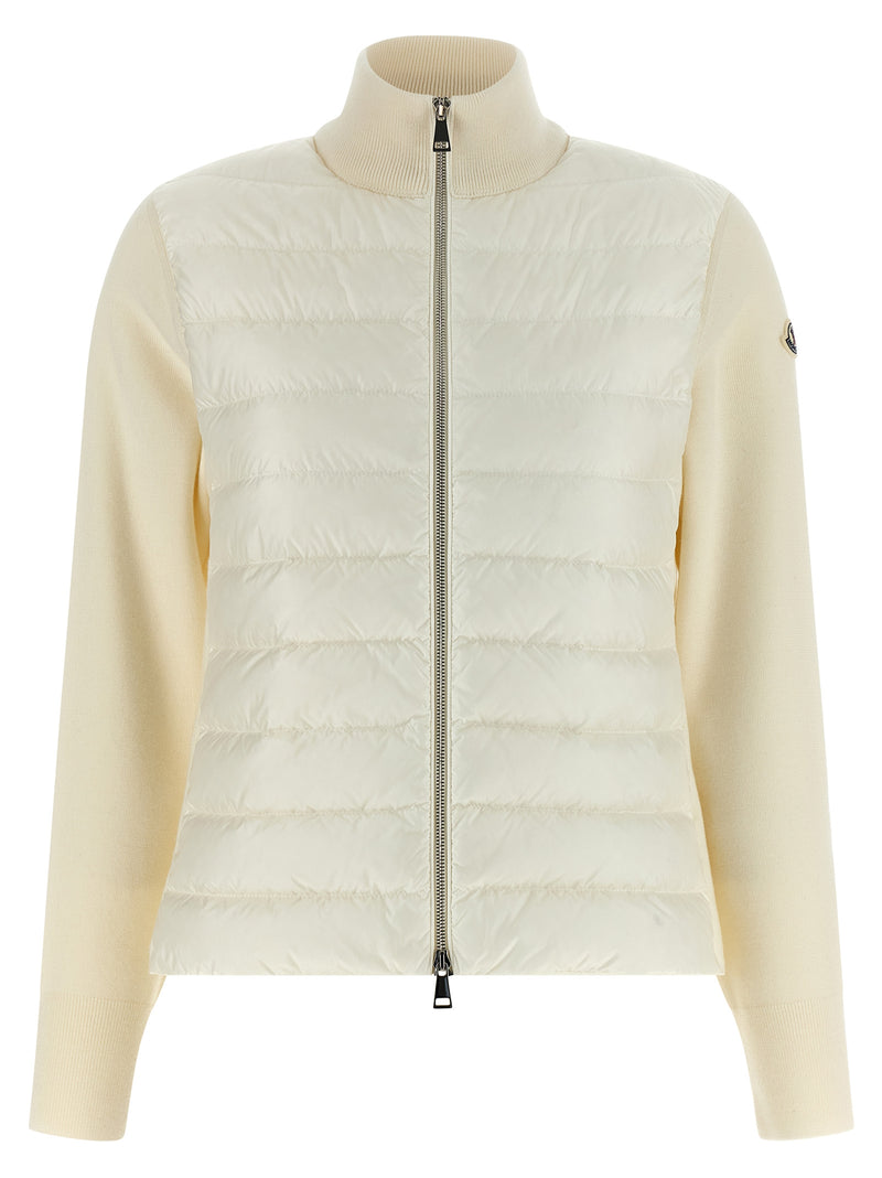 Moncler Two-material Cardigan | Urbalenti™ NYC