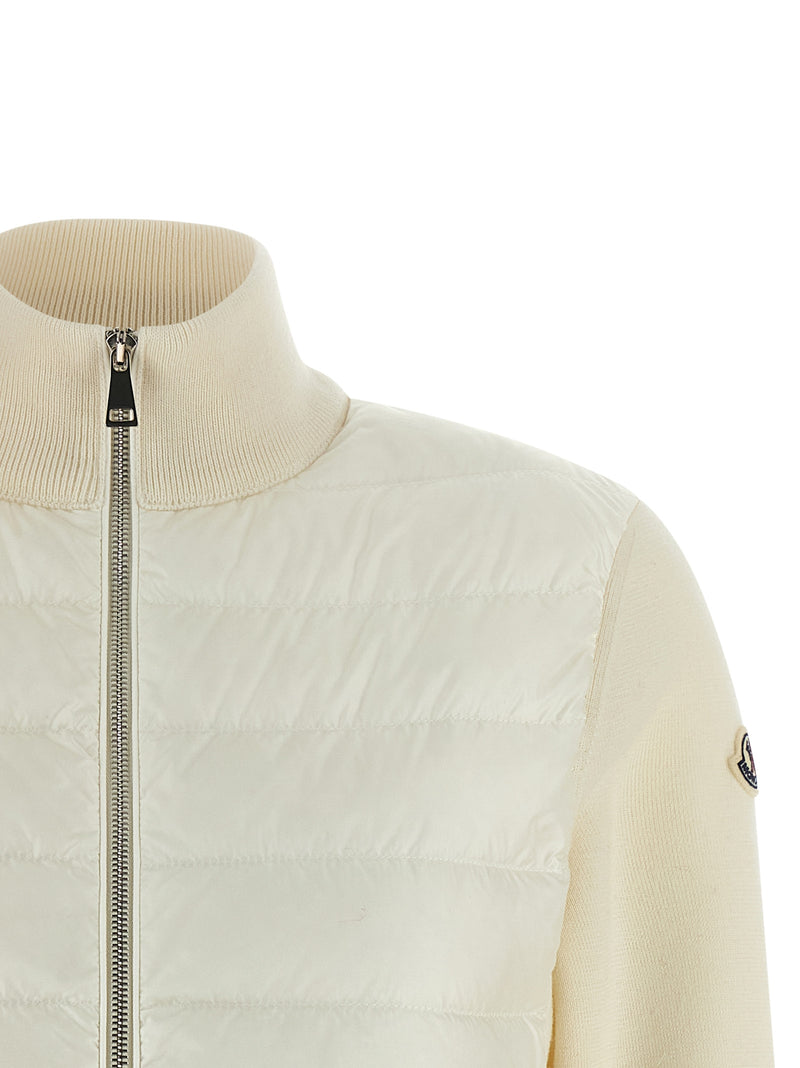 Moncler Two-material Cardigan | Urbalenti™ NYC