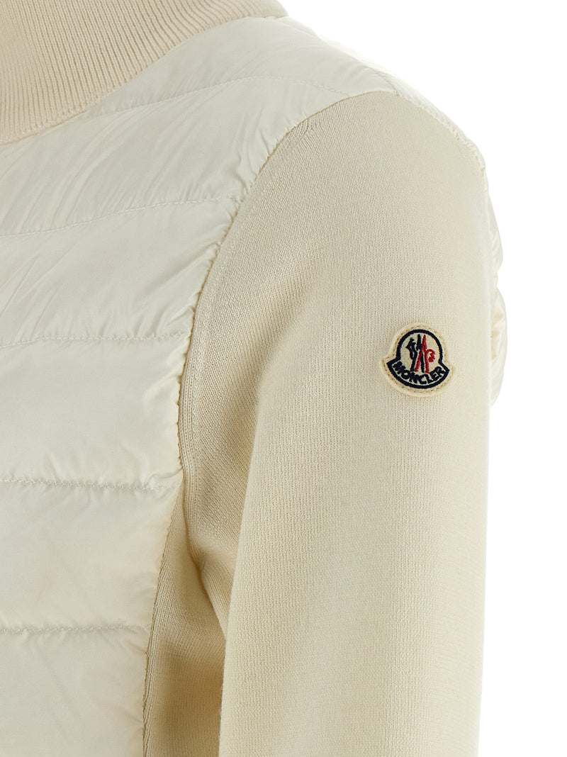 Moncler Two-material Cardigan | Urbalenti™ NYC