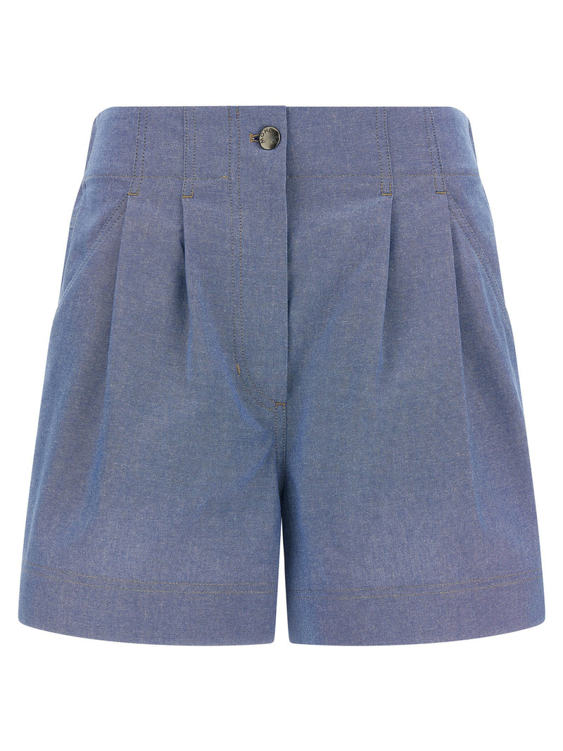 Moncler Grenoble Moncler Grenoble Chambray Cotton Shorts