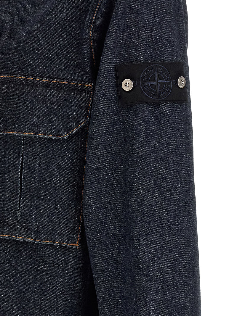 Stone Island Denim Shirt | Urbalenti™ NYC