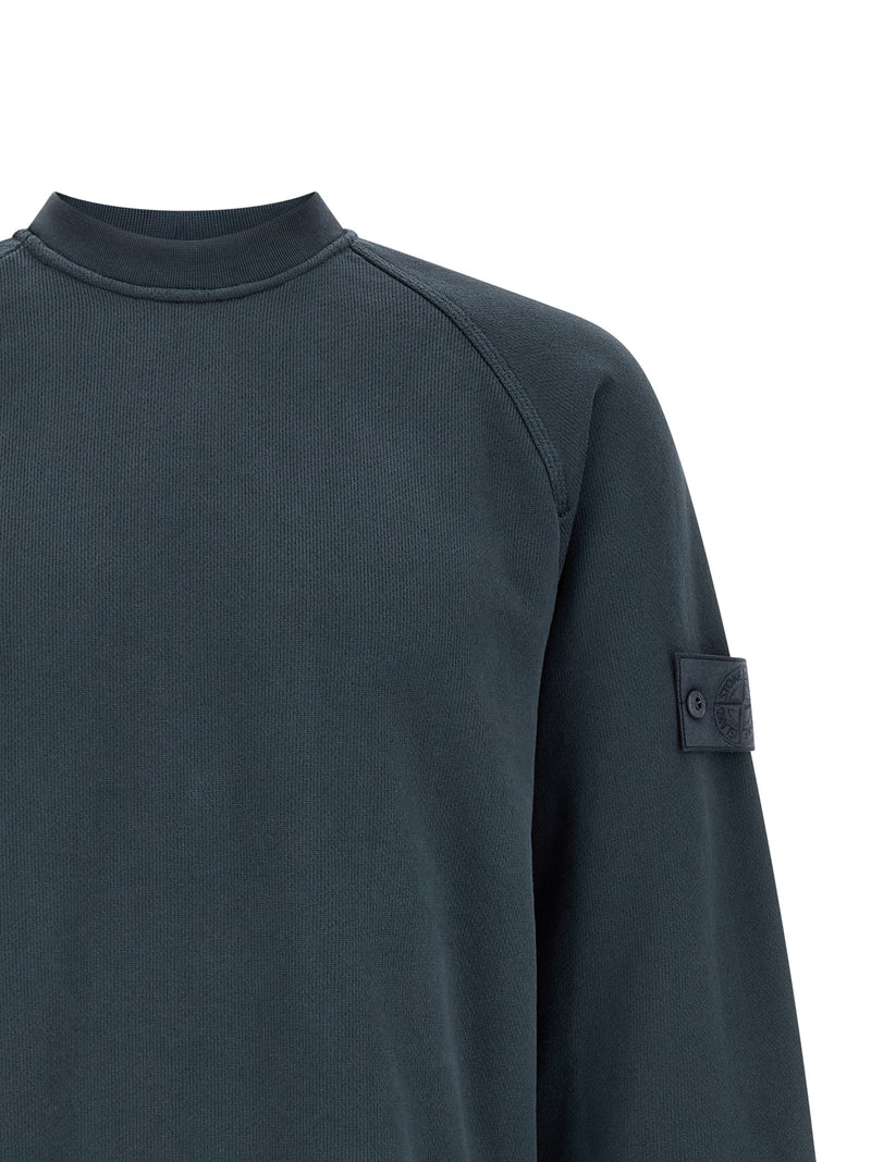 Stone Island 6100028 Sweatshirt - Cotton Crewneck - Style 2V0029 | Urbalenti™ NYC