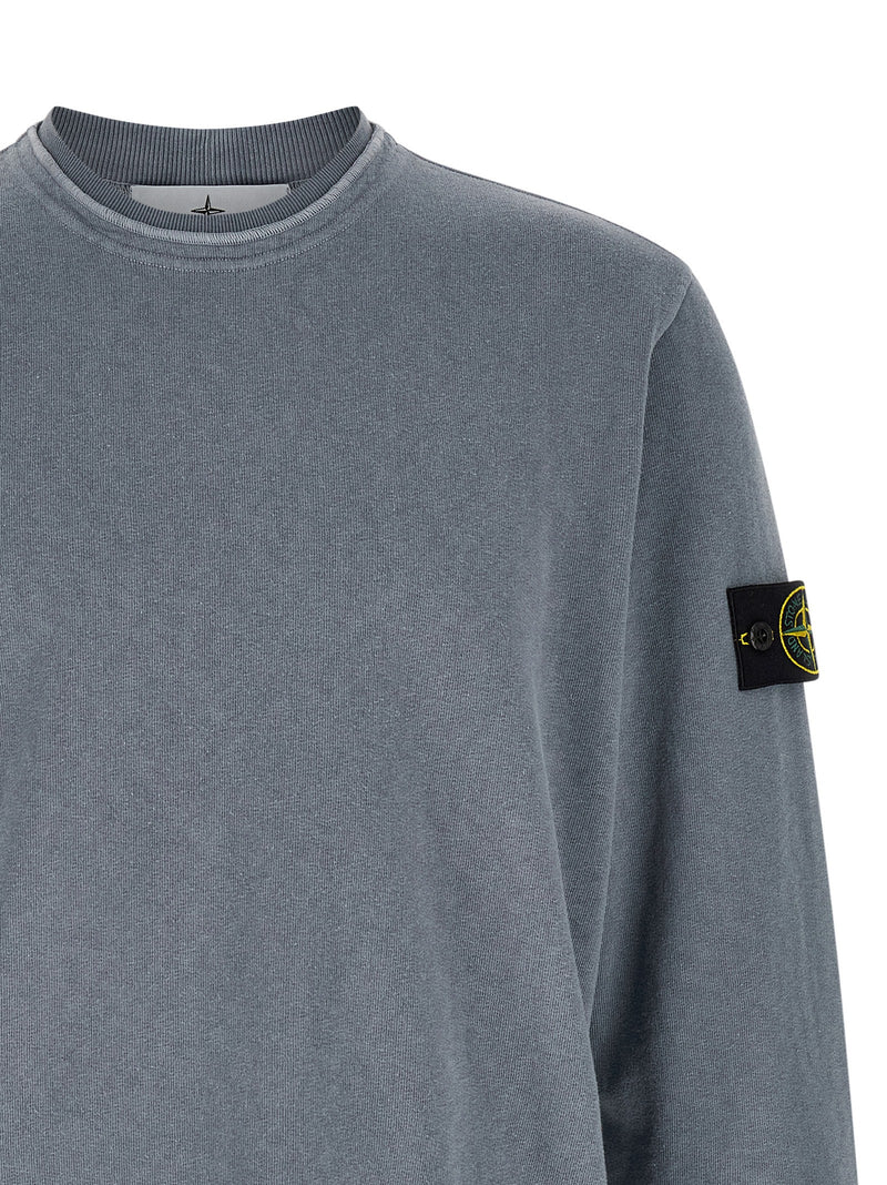 Stone Island Brushed Cotton Sweatshirt | Urbalenti™ NYC