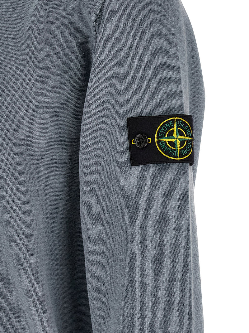 Stone Island Brushed Cotton Sweatshirt | Urbalenti™ NYC