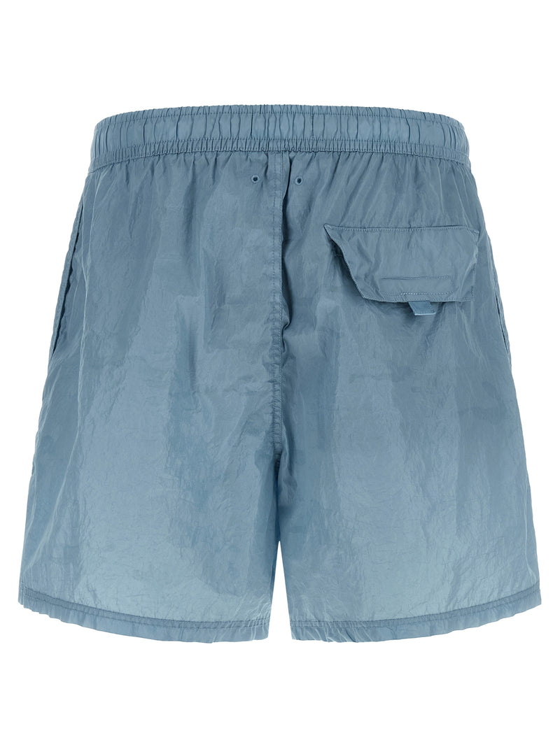 Stone Island Logo Print Swim Shorts Variant 1 | Urbalenti™ NYC