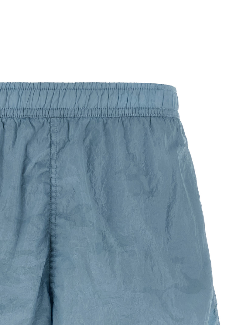 Stone Island Logo Print Swim Shorts Variant 1 | Urbalenti™ NYC