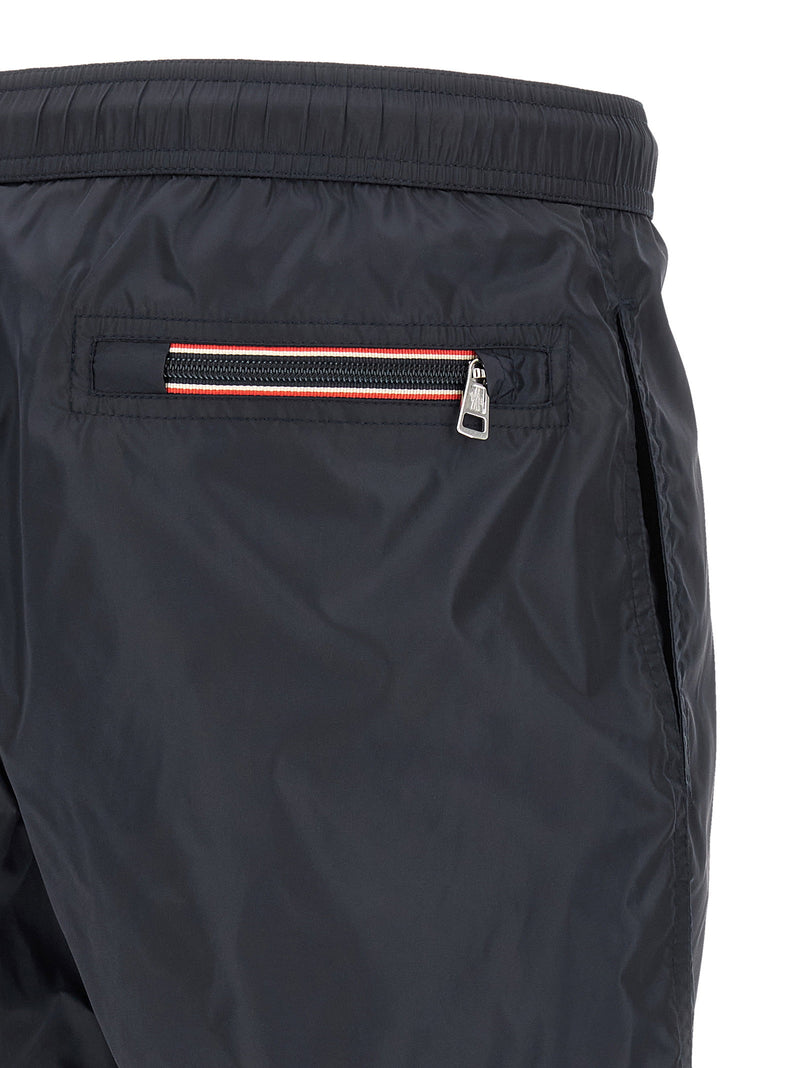 Moncler Moncler Logo Patch Swim Shorts