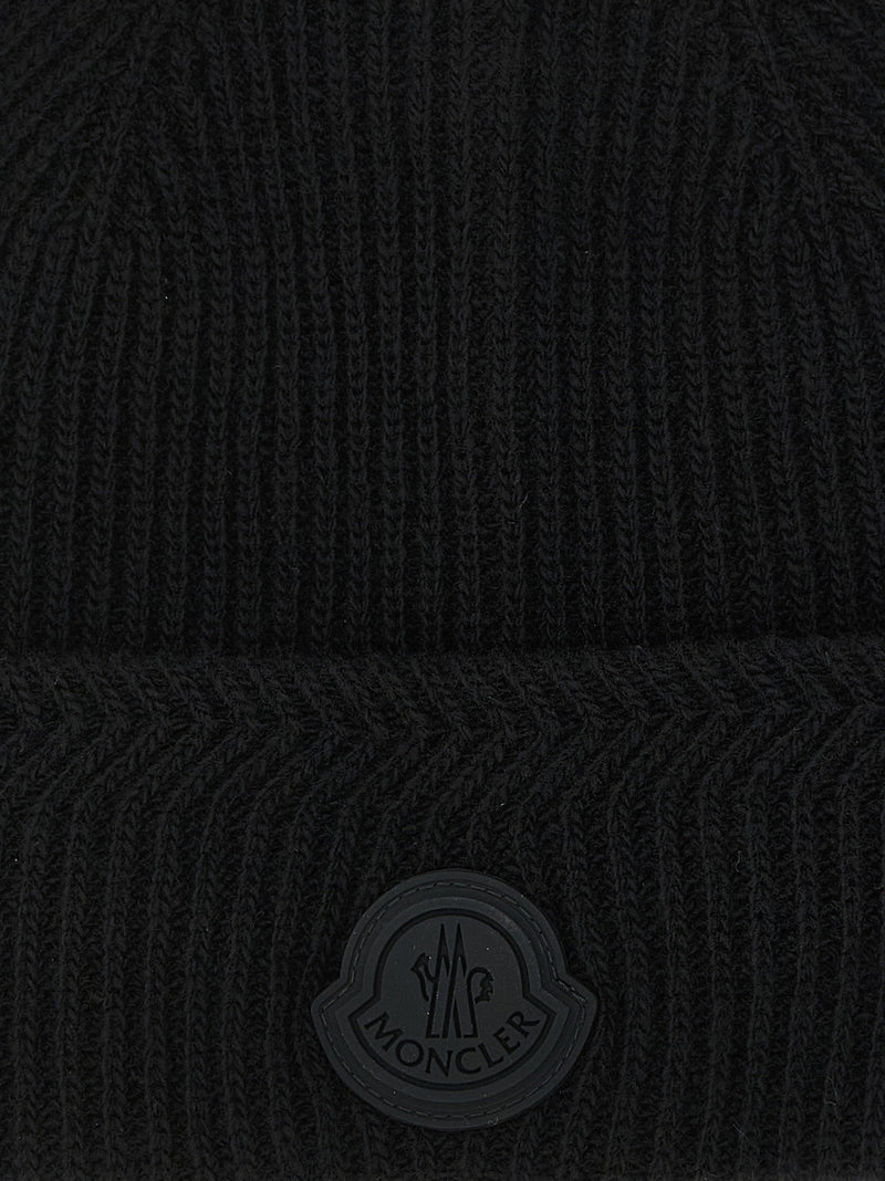 Moncler Moncler Brioche Half Stitch Cap