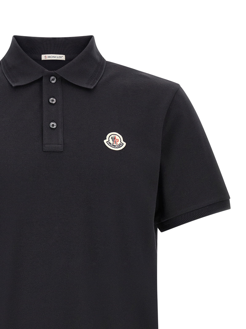 Moncler Moncler Logo Patch Polo Shirt