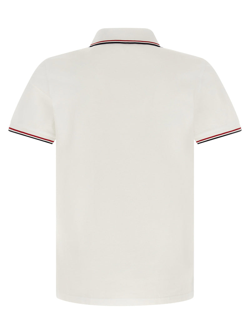 Moncler Moncler Tricolor Trim Polo Shirt