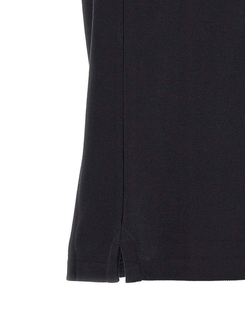 Moncler Tricolor Trim Polo Shirt | URBALENTI™ NYC