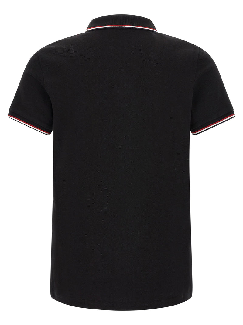 Moncler Moncler Tricolor Trim Polo Shirt
