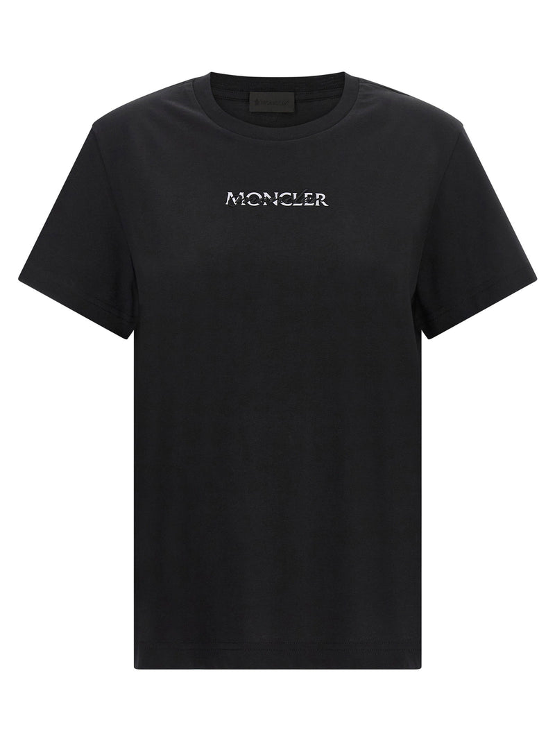 Moncler Moncler Logo Embroidery T-shirt