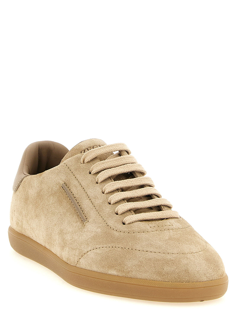 Zegna Zegna Low-top Suede Sneakers