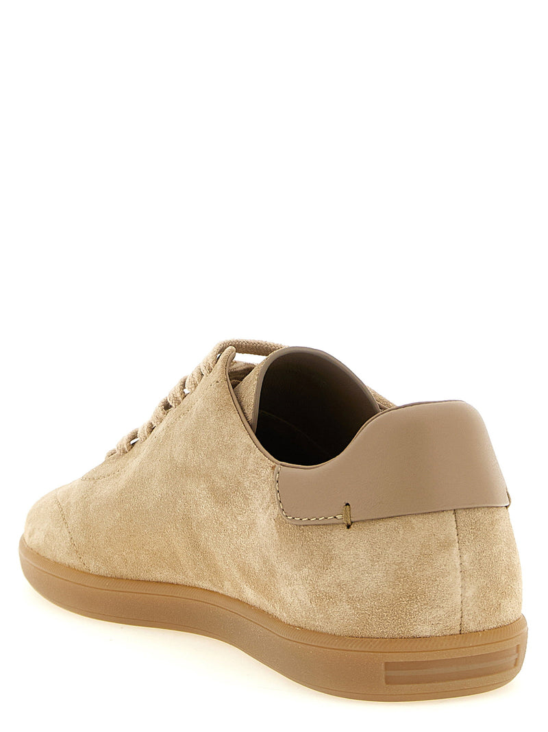Zegna Zegna Low-top Suede Sneakers