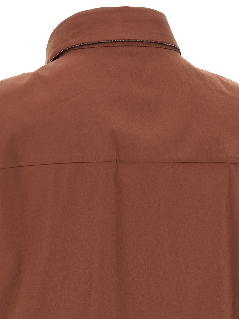 Brunello Cucinelli Brunello Cucinelli Shiny Trim Shirt