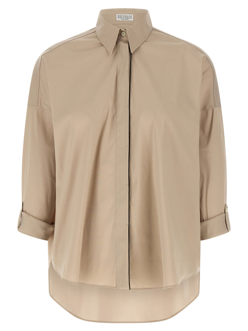 Brunello Cucinelli Brunello Cucinelli Shiny Trim Shirt