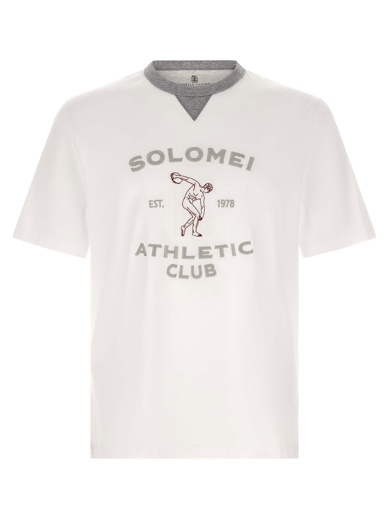 Brunello Cucinelli Brunello Cucinelli Solomei Athletic Club T-shirt