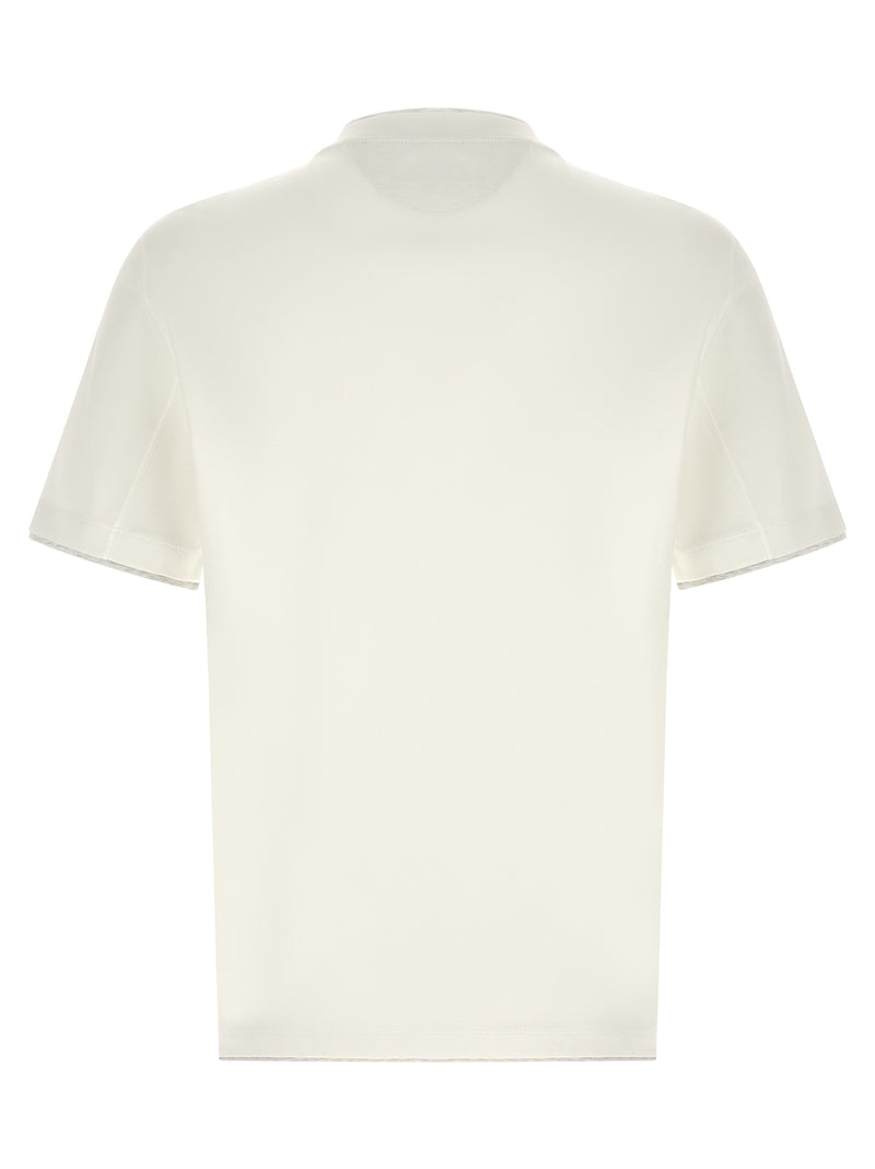 Brunello Cucinelli Double Layer T-shirt - Cotton - Style 37427CA819 | Ur... | Urbalenti™ NYC