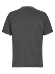 Back view URBALENTI NYC listing for Brunello Cucinelli T-Shirt titled Brunello Cucinelli Double Layer Short Sleeve T-Shirt —Brunello Cucinelli men’s double layer short-sleeve cotton mélange design, LDin, Men, Men > Clothing, Men > Clothing > Topwear, Spring - Summer 2026, Yes Eu, Brunello Cucinelli Double Layer Short Sleeve T-Shirt , URBALENTI NYC