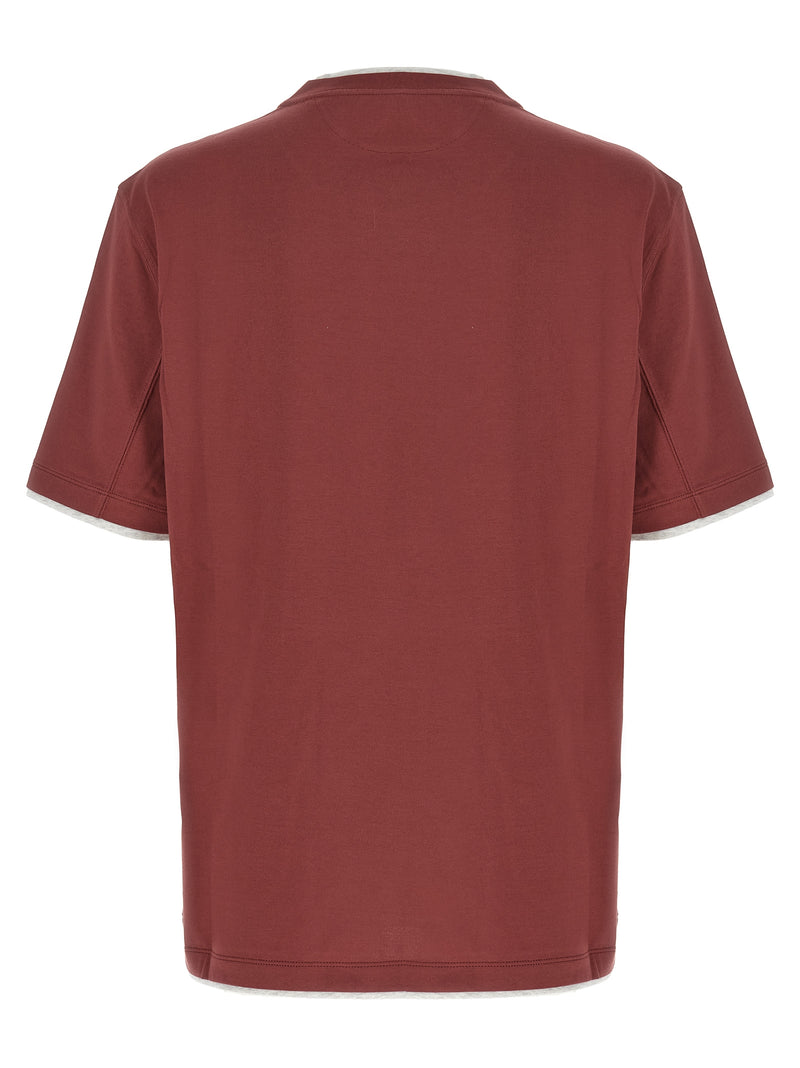 Brunello Cucinelli Brunello Cucinelli Double Layer T-shirt