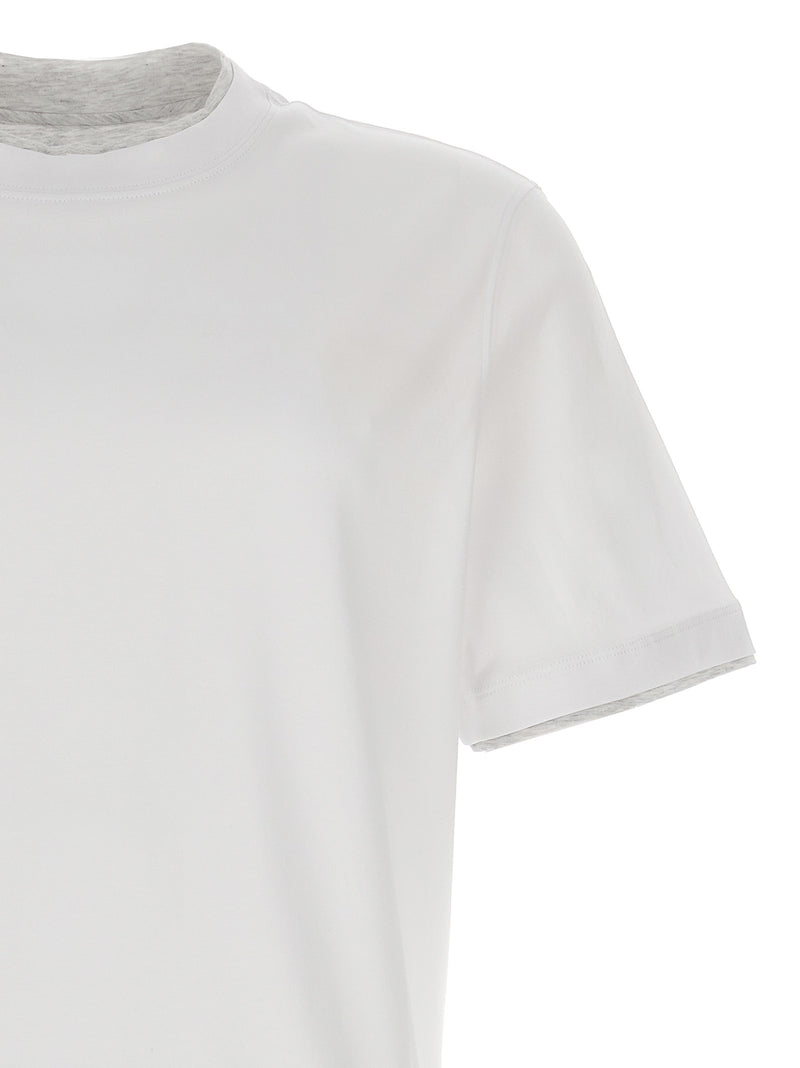 Brunello Cucinelli Double Layer T-shirt | Urbalenti™ NYC