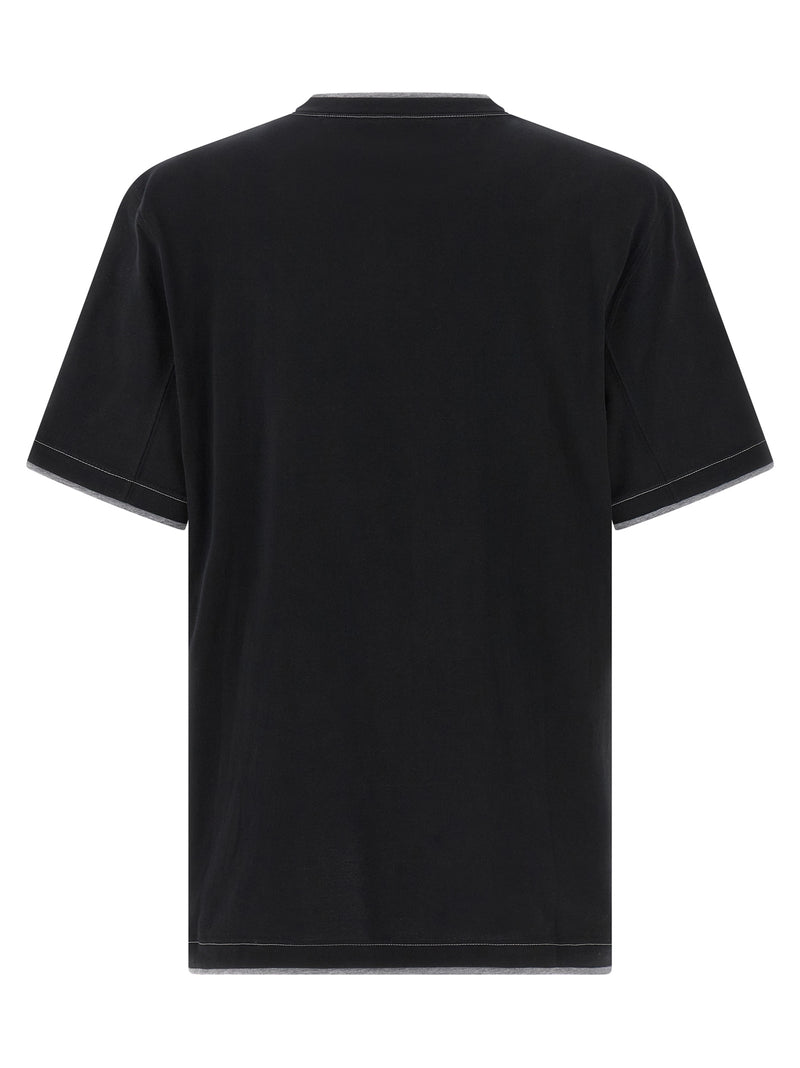 Brunello Cucinelli Brunello Cucinelli Double Layer T-shirt