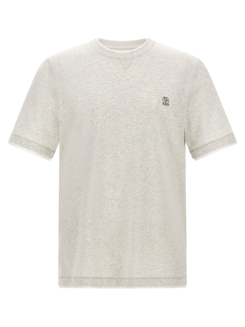 Brunello Cucinelli Brunello Cucinelli Double T-shirt
