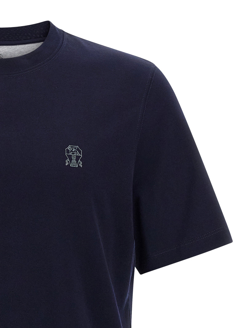 Brunello Cucinelli Brunello Cucinelli Logo Print T-shirt