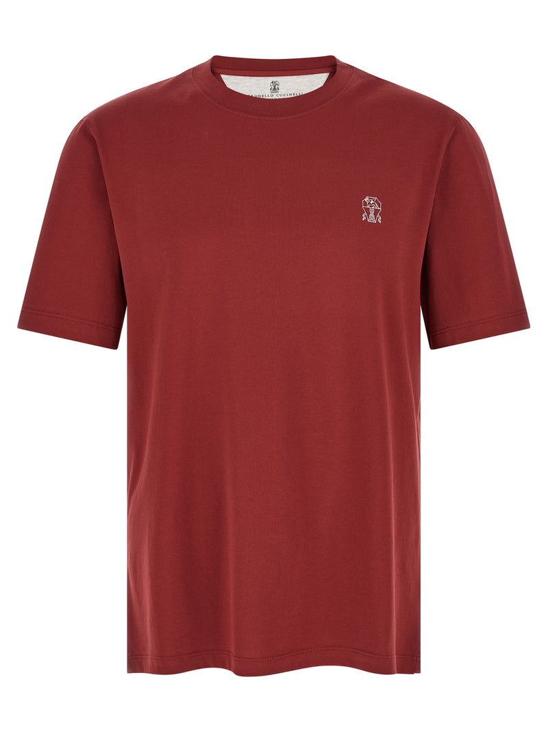 Brunello Cucinelli Logo Print T-shirt Variant 2 | Urbalenti™ NYC