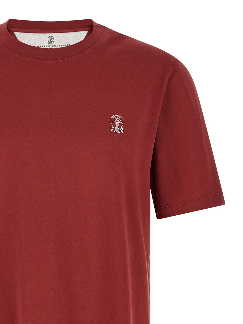 Brunello Cucinelli Logo Print T-shirt Variant 2 | Urbalenti™ NYC