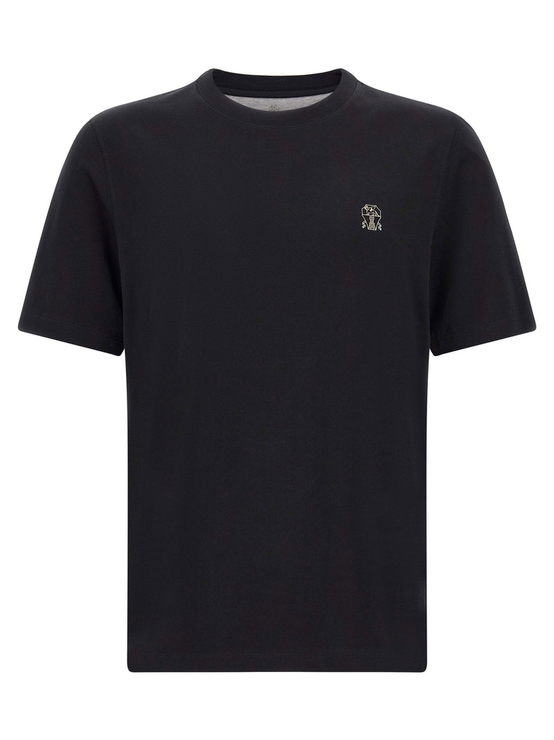 Brunello Cucinelli Brunello Cucinelli Logo Embroidery T-shirt