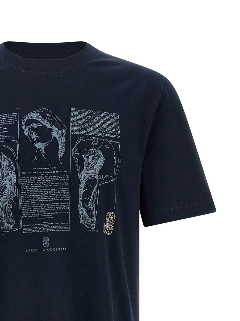 Brunello Cucinelli Brunello Cucinelli Printed T-shirt