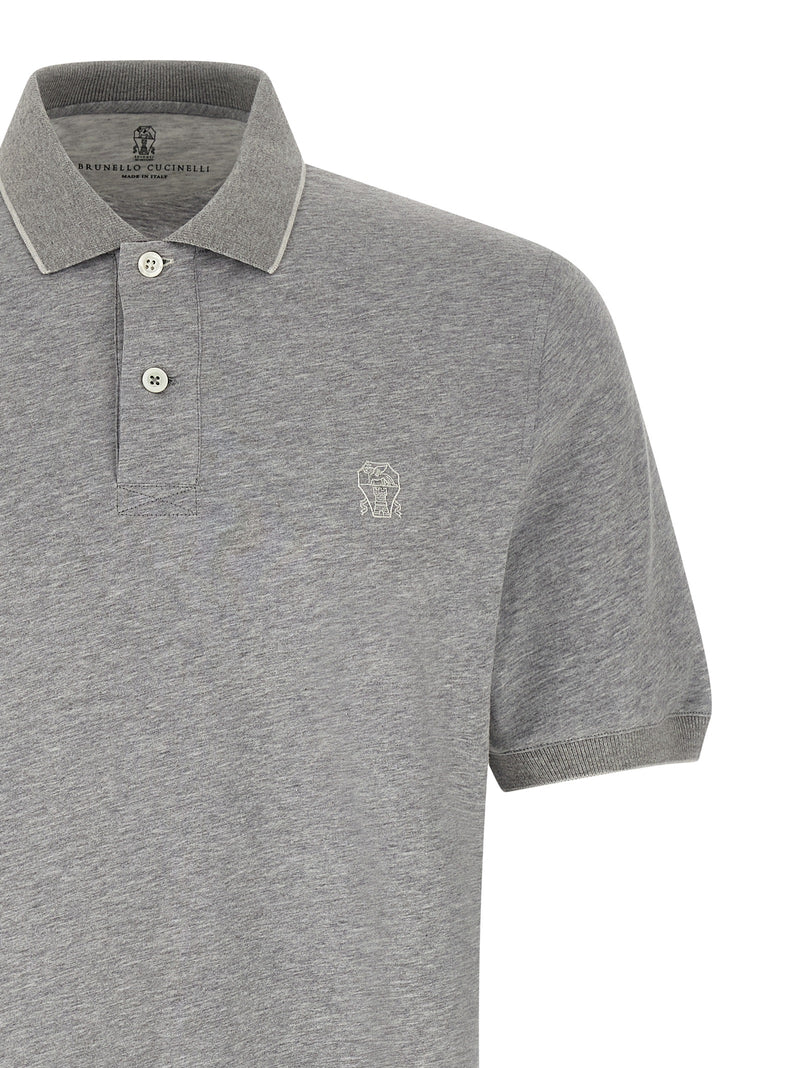 Brunello Cucinelli Brunello Cucinelli Stretch Jersey Polo Shirt