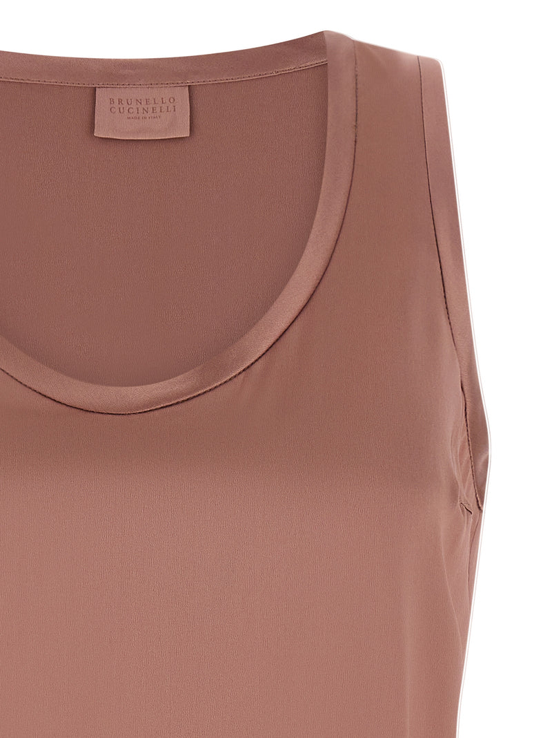 Brunello Cucinelli Satin Top | Urbalenti™ NYC