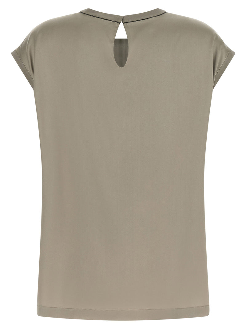 Brunello Cucinelli Brunello Cucinelli Satin Blouse