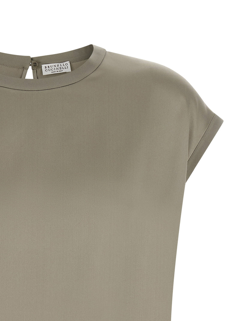 Brunello Cucinelli Brunello Cucinelli Satin Blouse